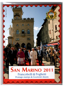 2011 - Libro Ufficiale San Marino Francobolli e Interi Postali